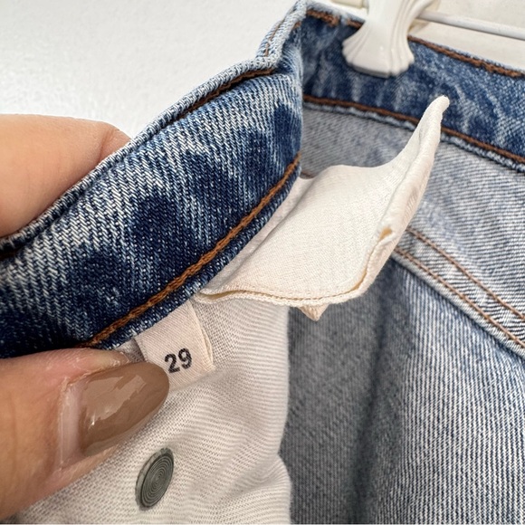 Reformation The Julia High Rise Cigarette Jean in Antigua Wash Distressed Sz 29 - Picture 11 of 15